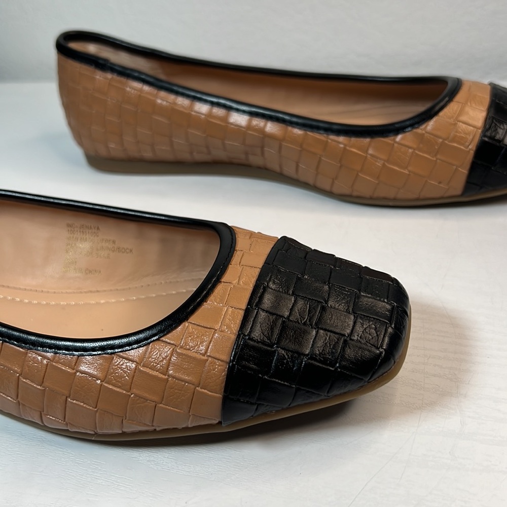 INC Womens Brown Jenaya Square Toe Slip On Flats 8 M - Picture 12 of 16
